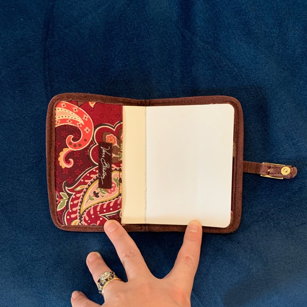 Vera Bradley Piccadilly Plum and Suede Notebook